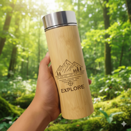 Bamboo water bottle 300ml