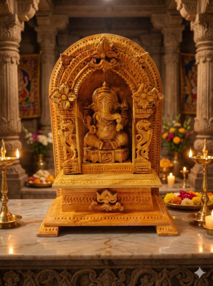 Sandal wood Ganesha