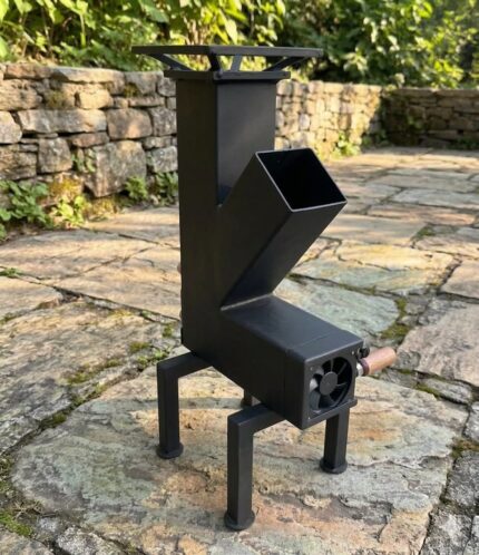 Rocket Stove with Blower Fan